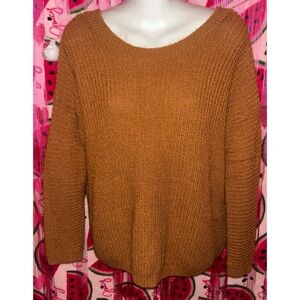 🧡 2 for $15 Forever 21 Open Back Knit Sweater
